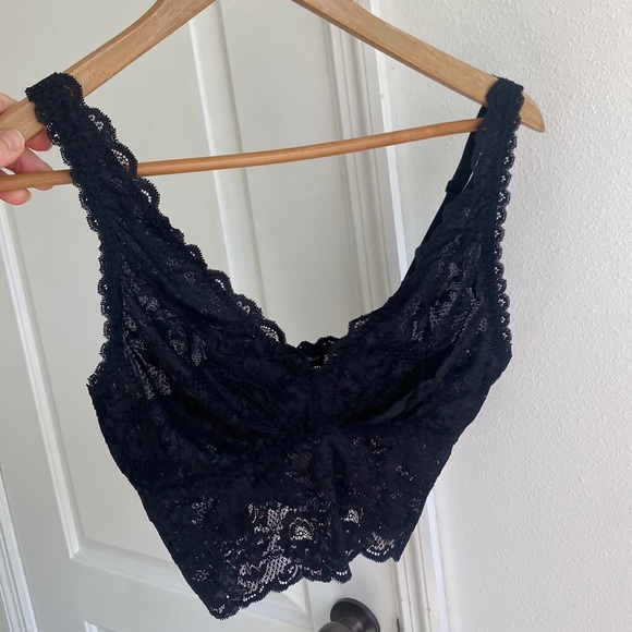 Cosabella Plungie Longline Bralette Black Women’s SZ Medium - Picture 4 of 10